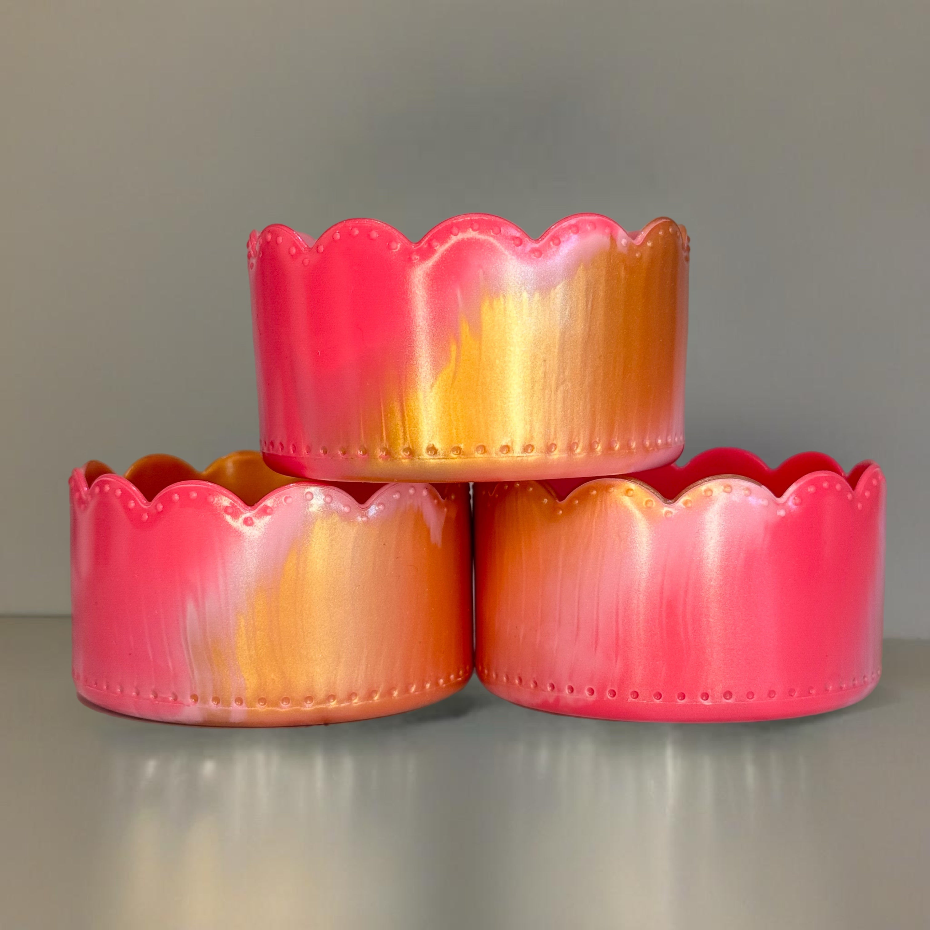 Pink Parade Remix Scallop  Boot
