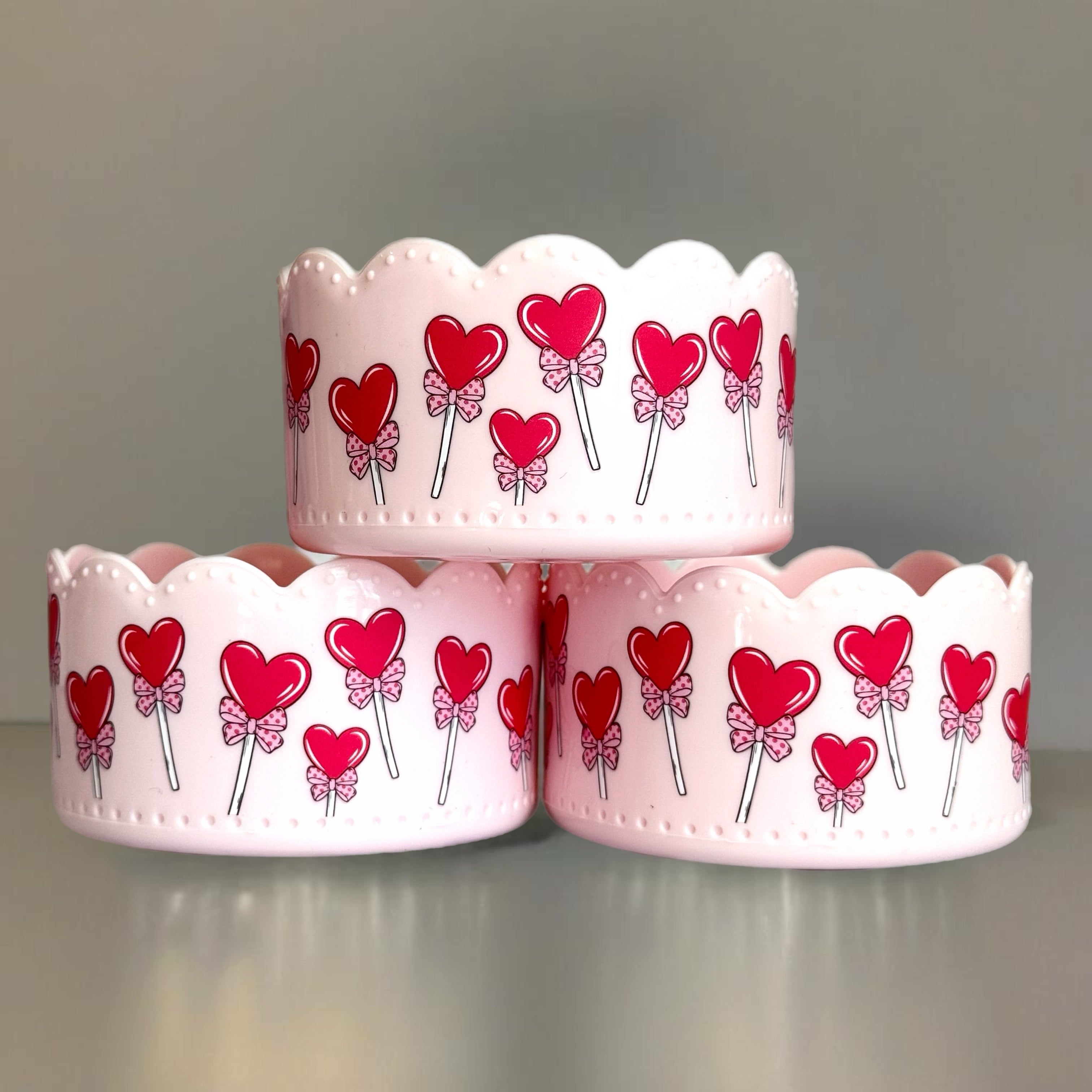 Heart Lollipop Scallop  Boot