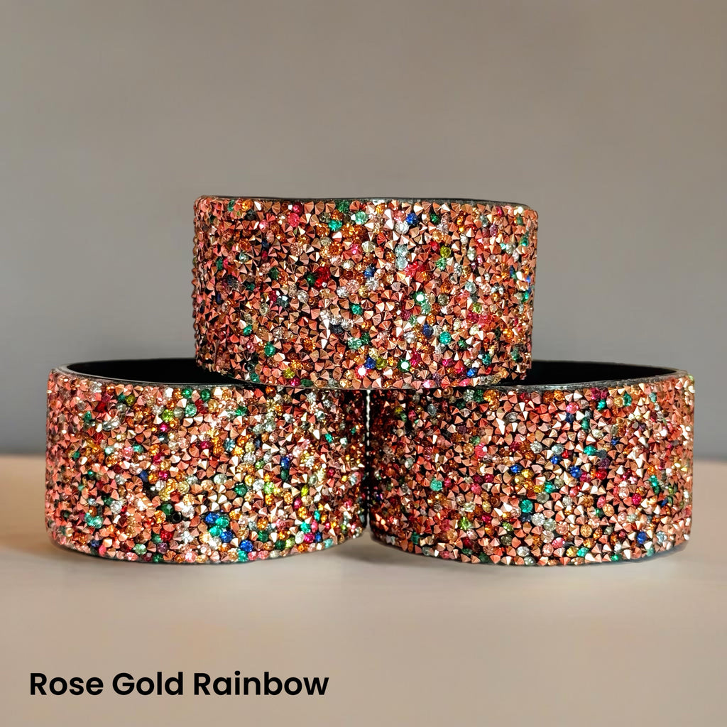 Rose Gold Rainbow Druzy BLING  Boot