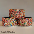 Rose Gold Rainbow Druzy BLING  Boot