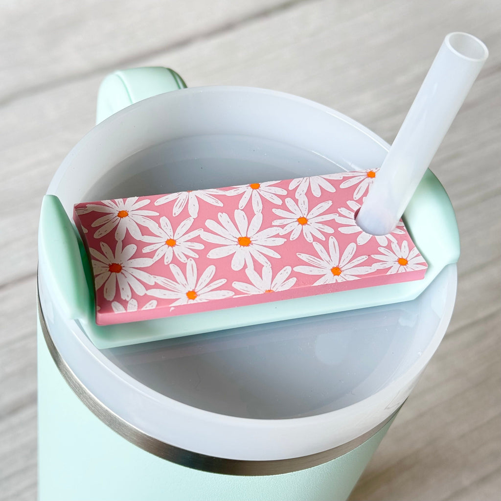 Stanley Silicone Spinner Cover - PINK DAISIES