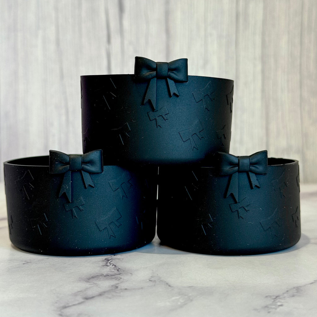 Black Mini Bows  Boot