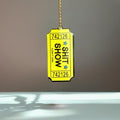 Ticket to the Shit Show Charm - Tumbler Handle Charm