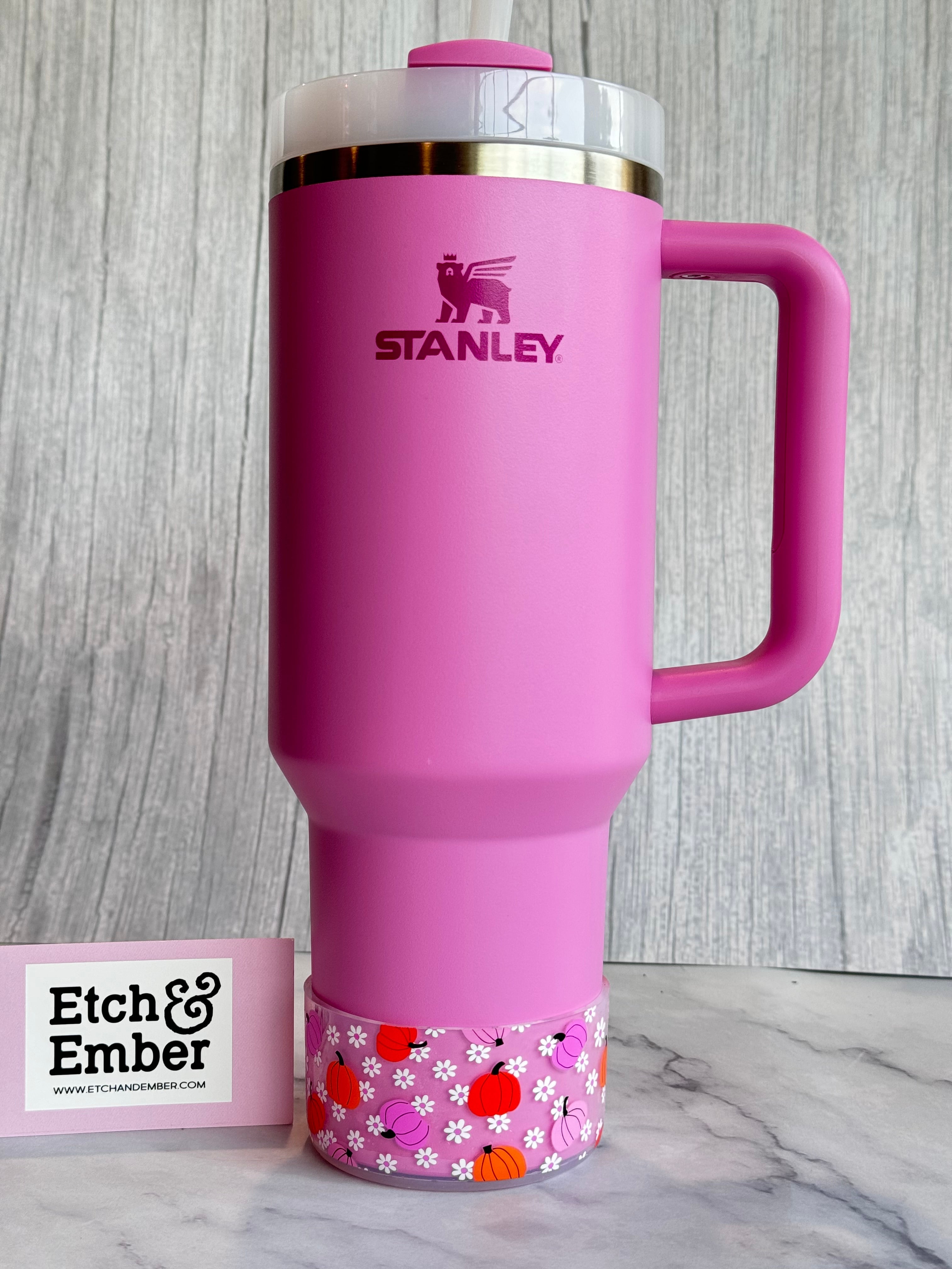 Floral Pink Pumpkins  Boot