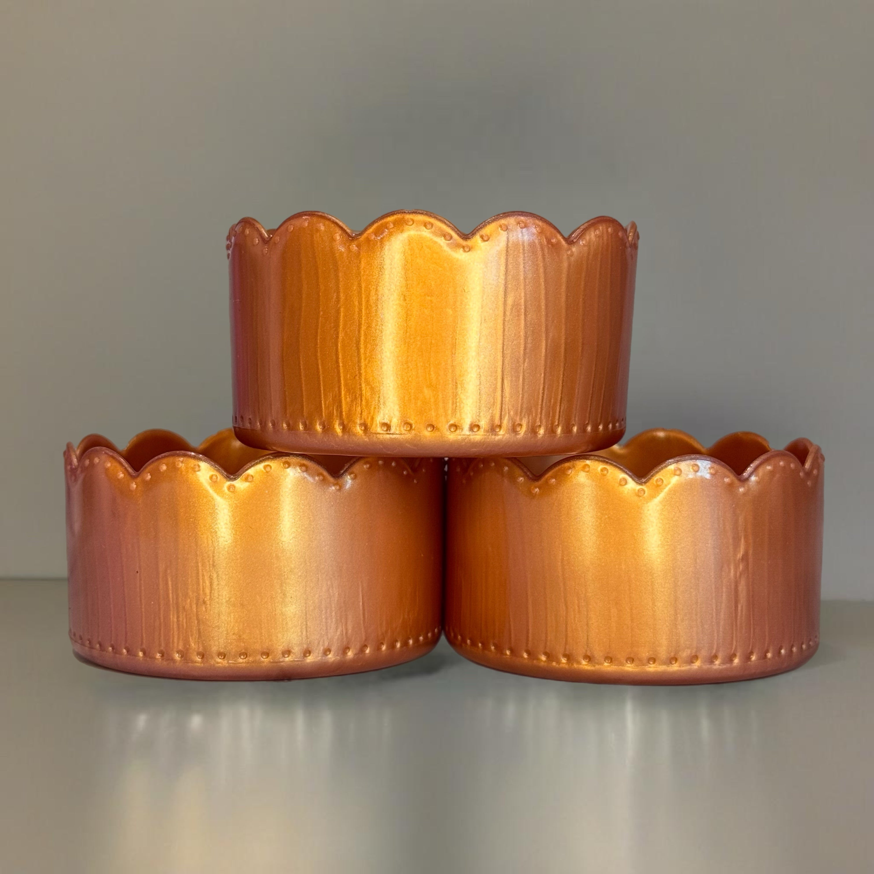 Copper Pearl Scallop  Boot