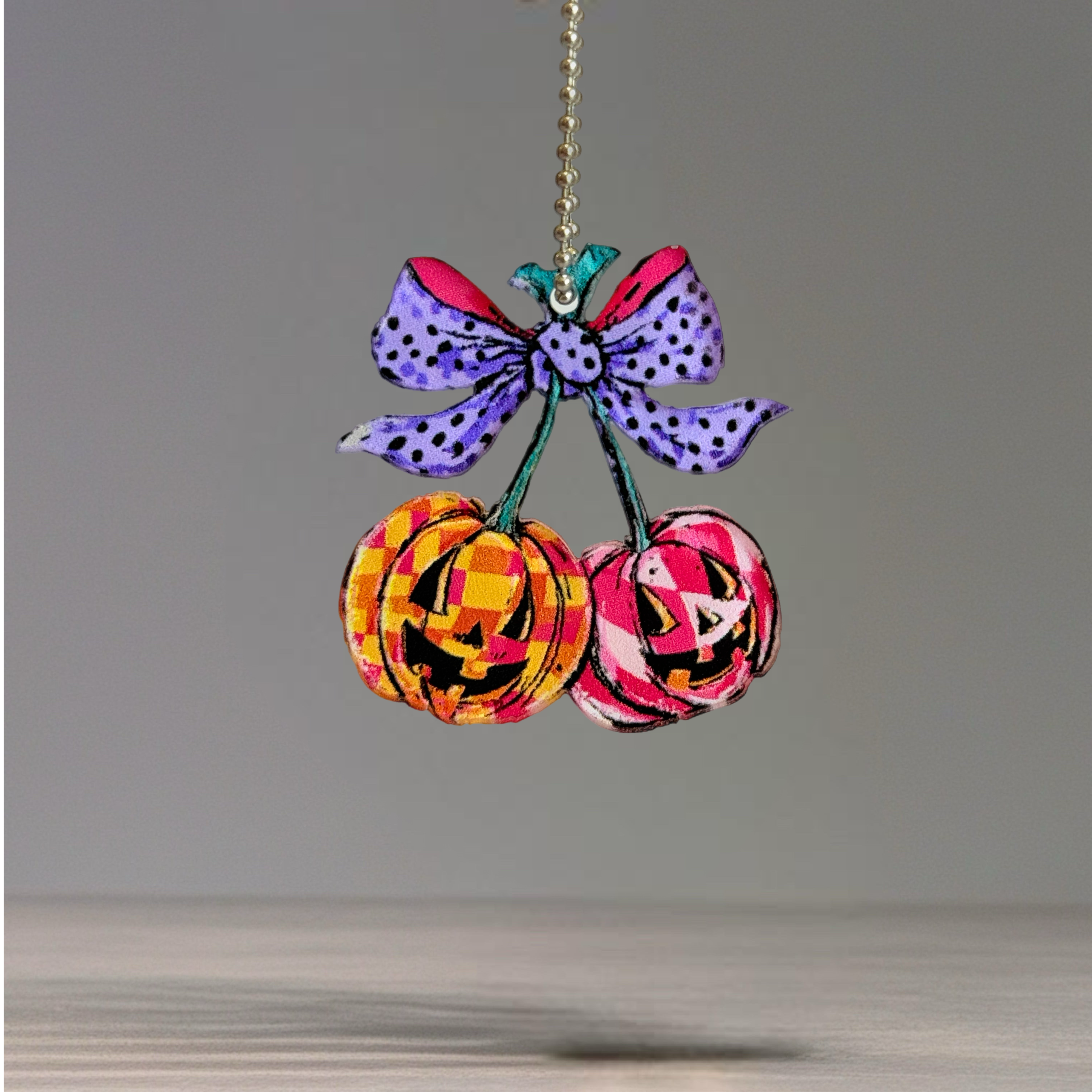 Jack O Lantern Charm - Tumbler Handle Charm