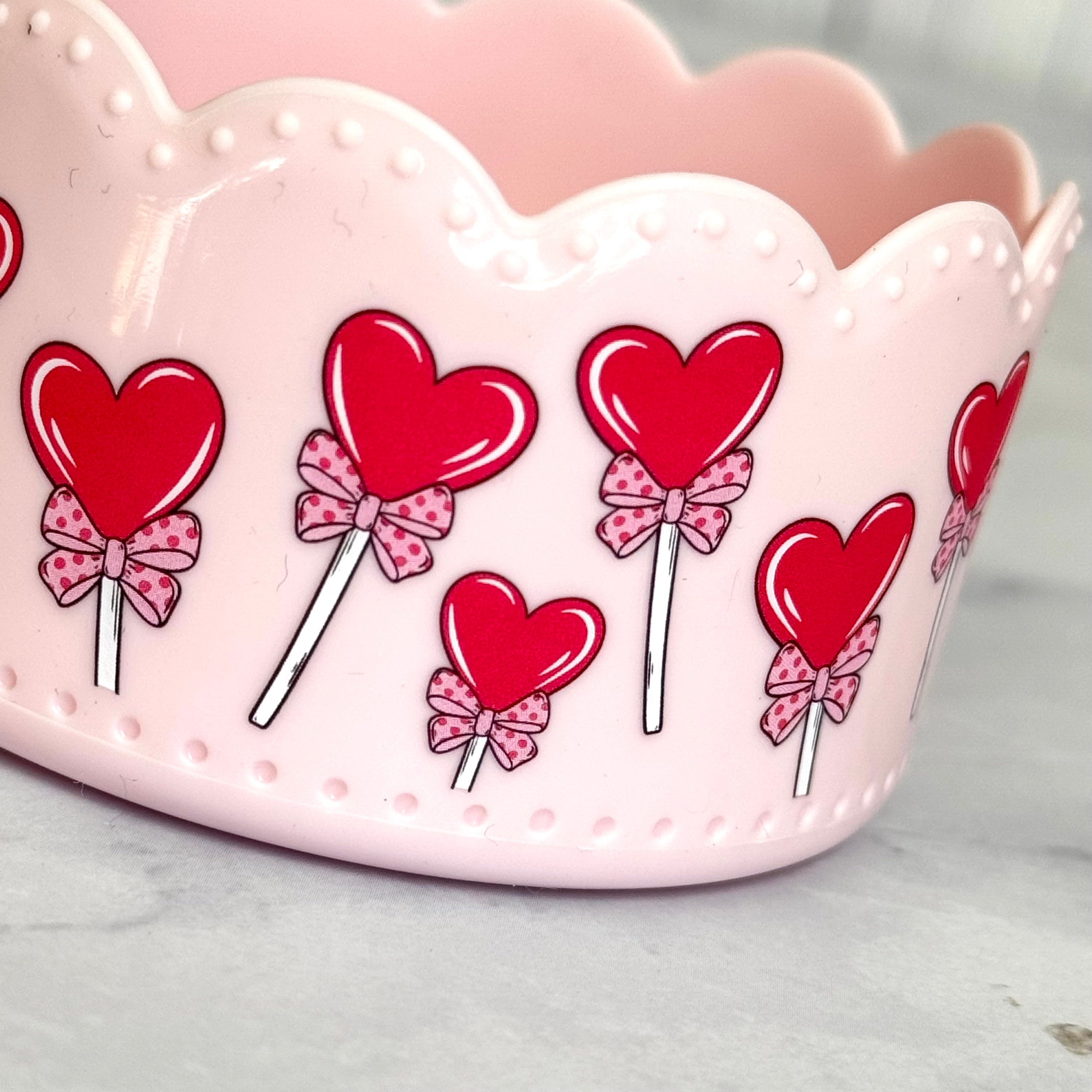 Heart Lollipop Scallop  Boot
