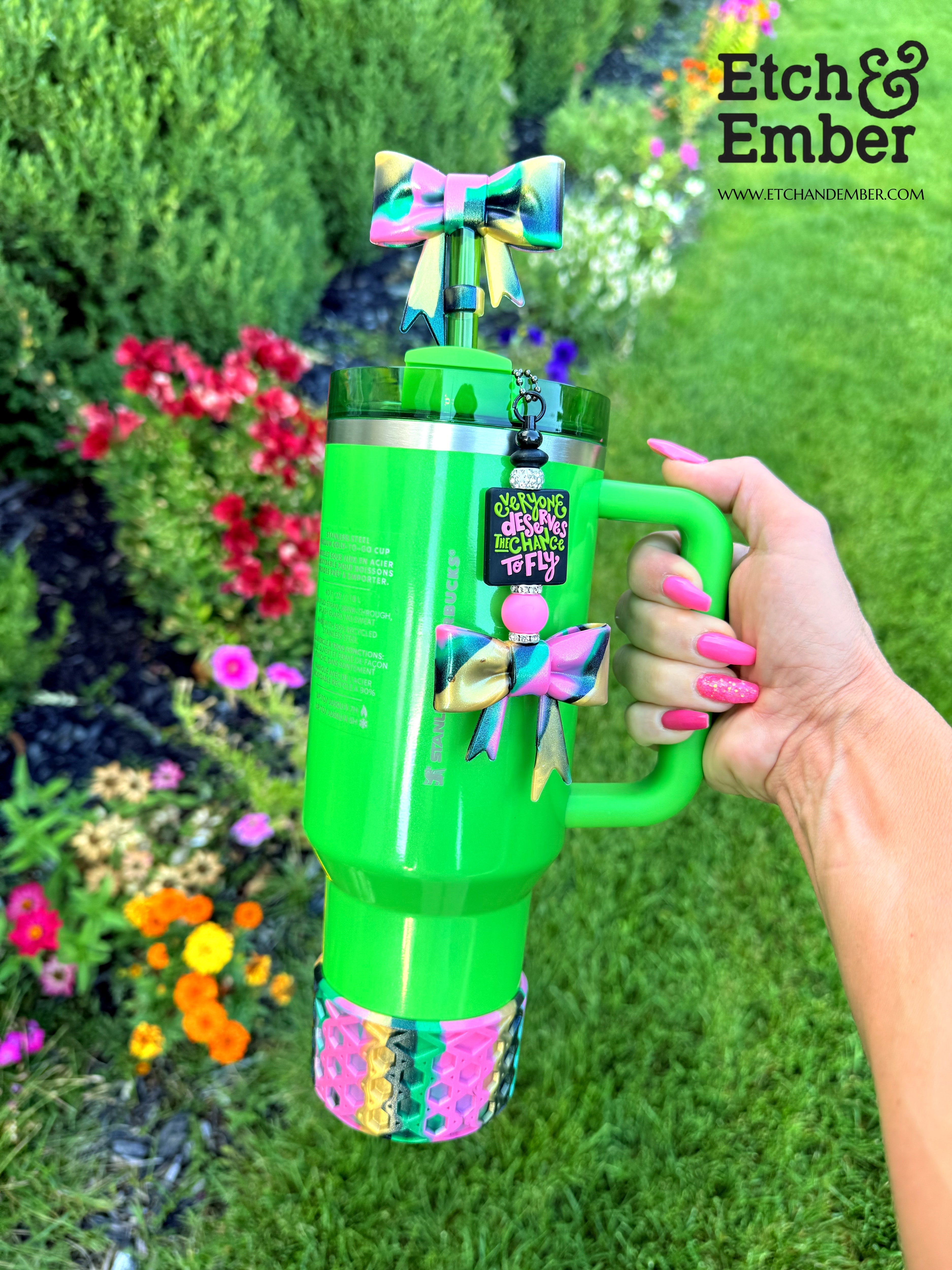 Chance To Fly Charm - Tumbler Handle Charm