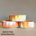 Apricot Crisp Shorty Macrame  Boot