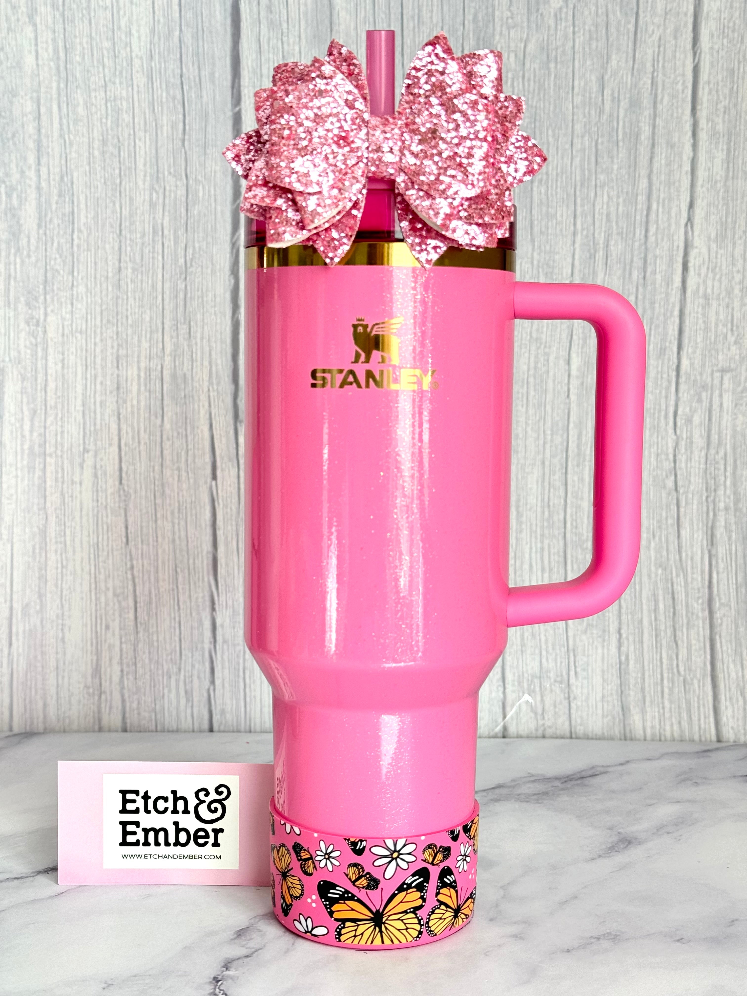 Pink BUTTERFLIES  Boot
