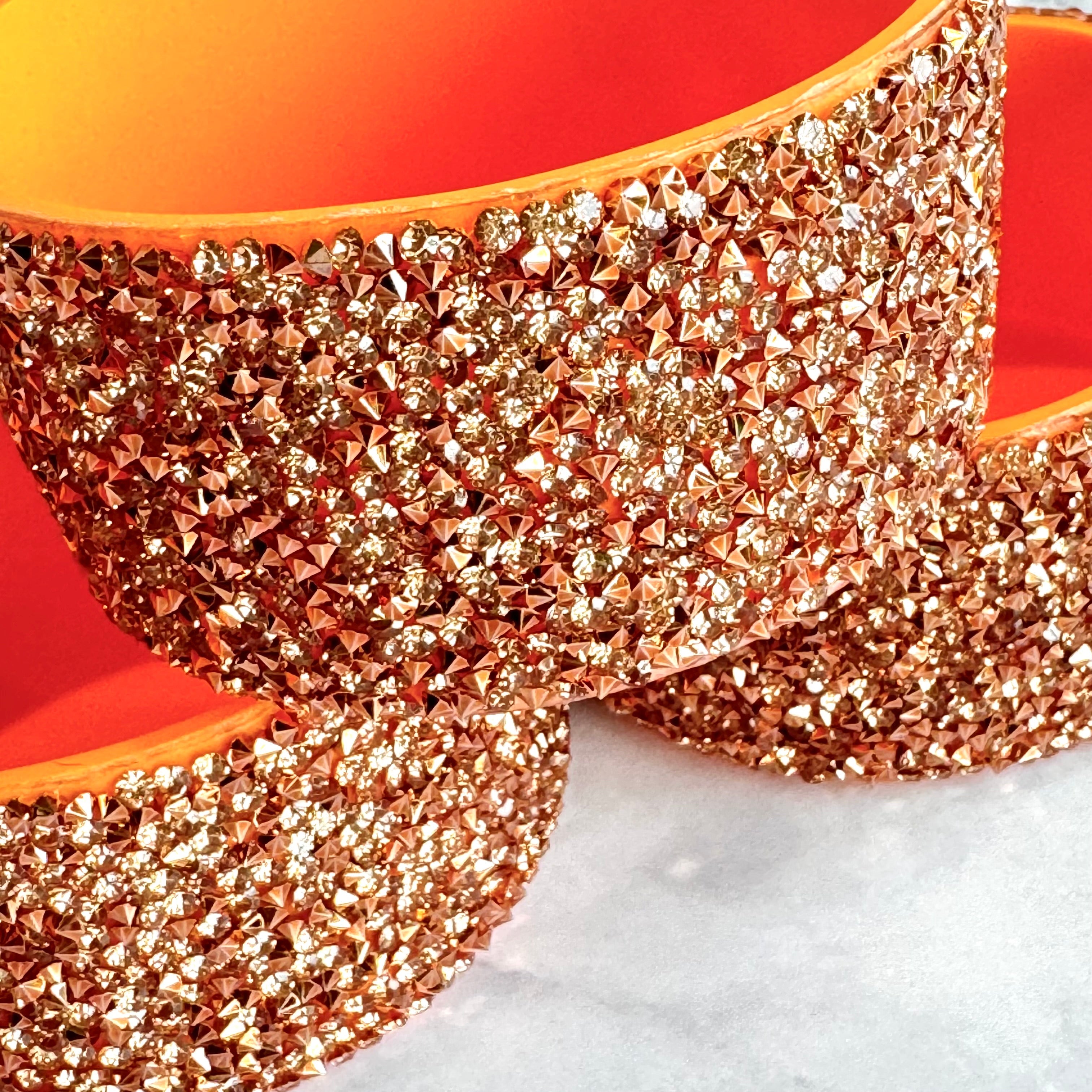 Copper Druzy BLING  Boot