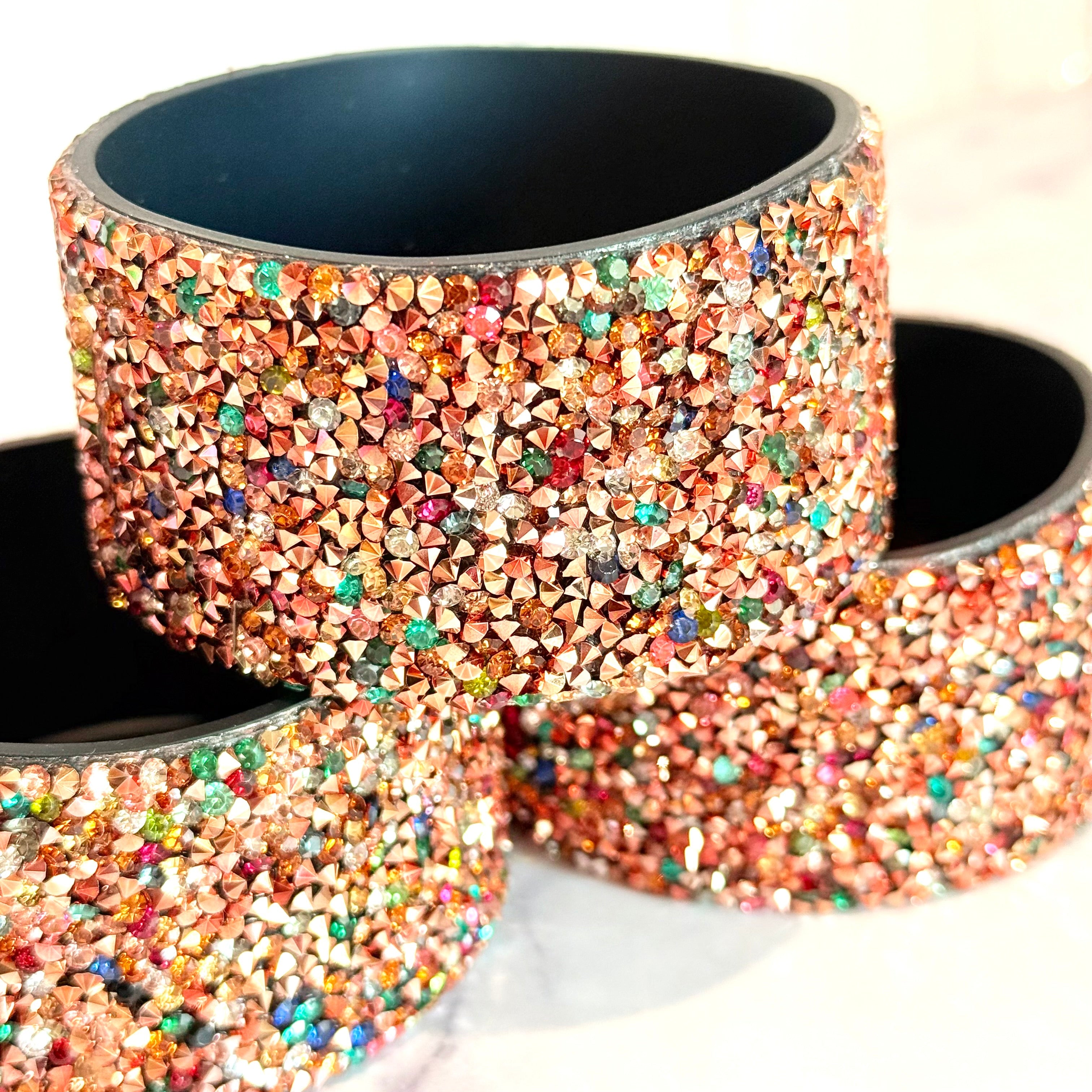 Rose Gold Rainbow Druzy BLING  Boot