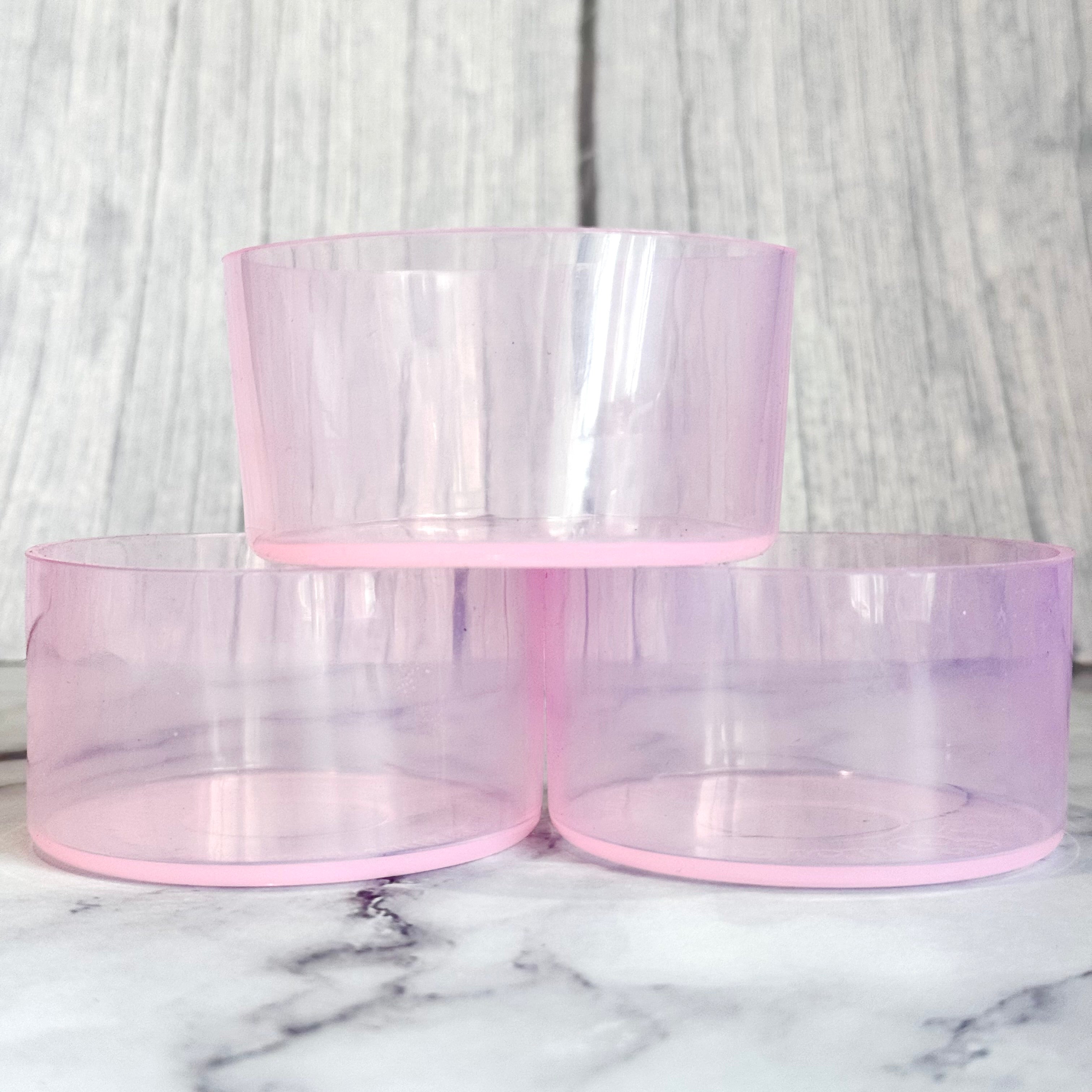 Clear Tinted Baby Pink  Boot