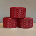 Vintage Red Macrame  Boot - fits 20-40oz