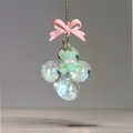 Opal Blue Teddy Bauble Charm - Tumbler Handle Charm