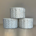 Silver Holographic Metallic MACRAME  Boot