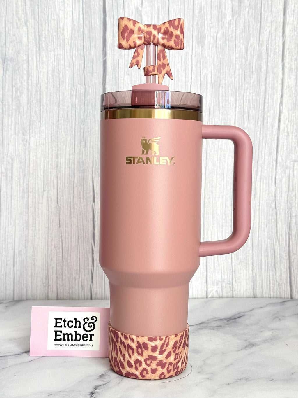 Pink Leopard Smooth  Boot  *Hydroprint*