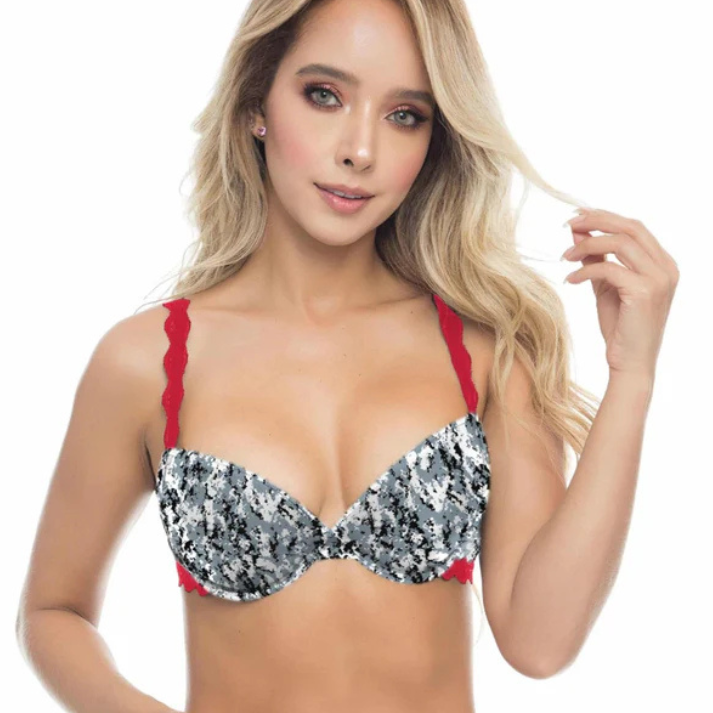 Women's Camo Hunting Bra - Envision Black Lace T-Shirt Bra - Wilderness Dreams