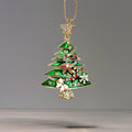 Bling Christmas Tree Charm - Tumbler Handle Charm