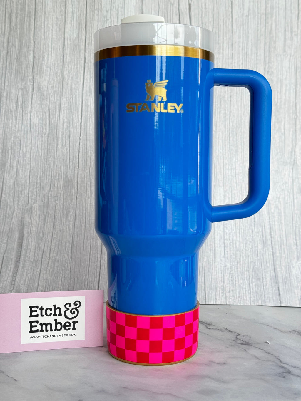 Red & Pink Checkers  Boot