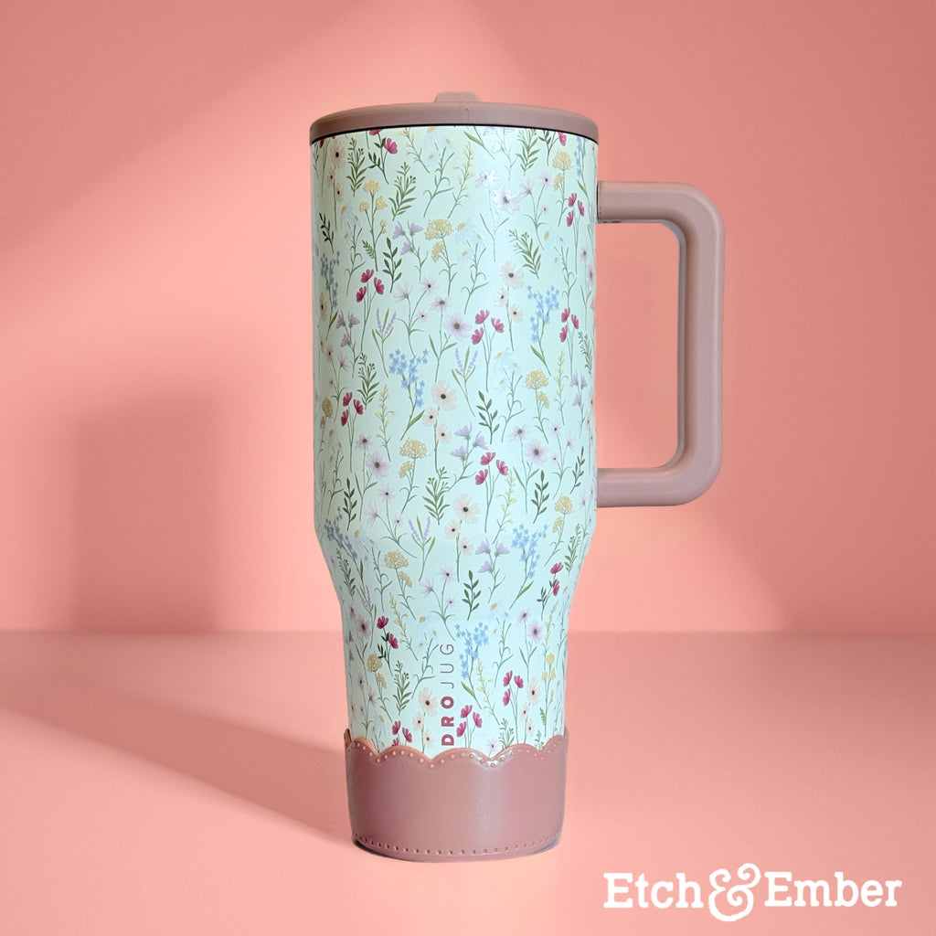Stanley Cup Boot – Antique Pink Scalloped  Boot Waffle Boots™