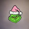 Mean One Pink Hat Silicone Tumbler Magnet