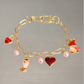 Blush Garden Deluxe Tumbler Charm Necklace