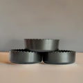 Onyx Metallic 3.25” Scalloped Shorty  Boot