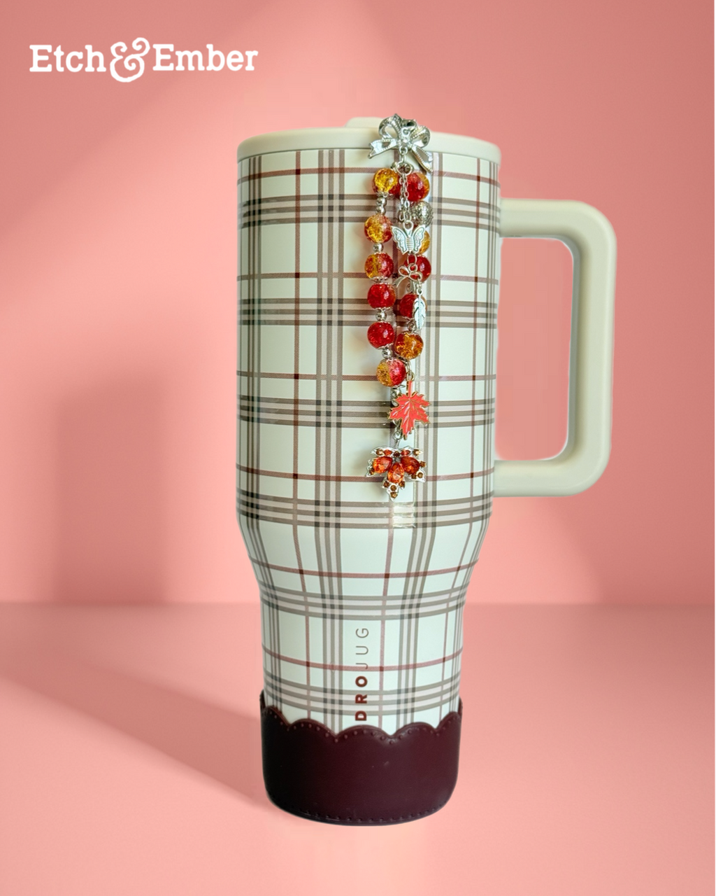 Deluxe Fall Bling Bauble Charm - Tumbler Handle Charm