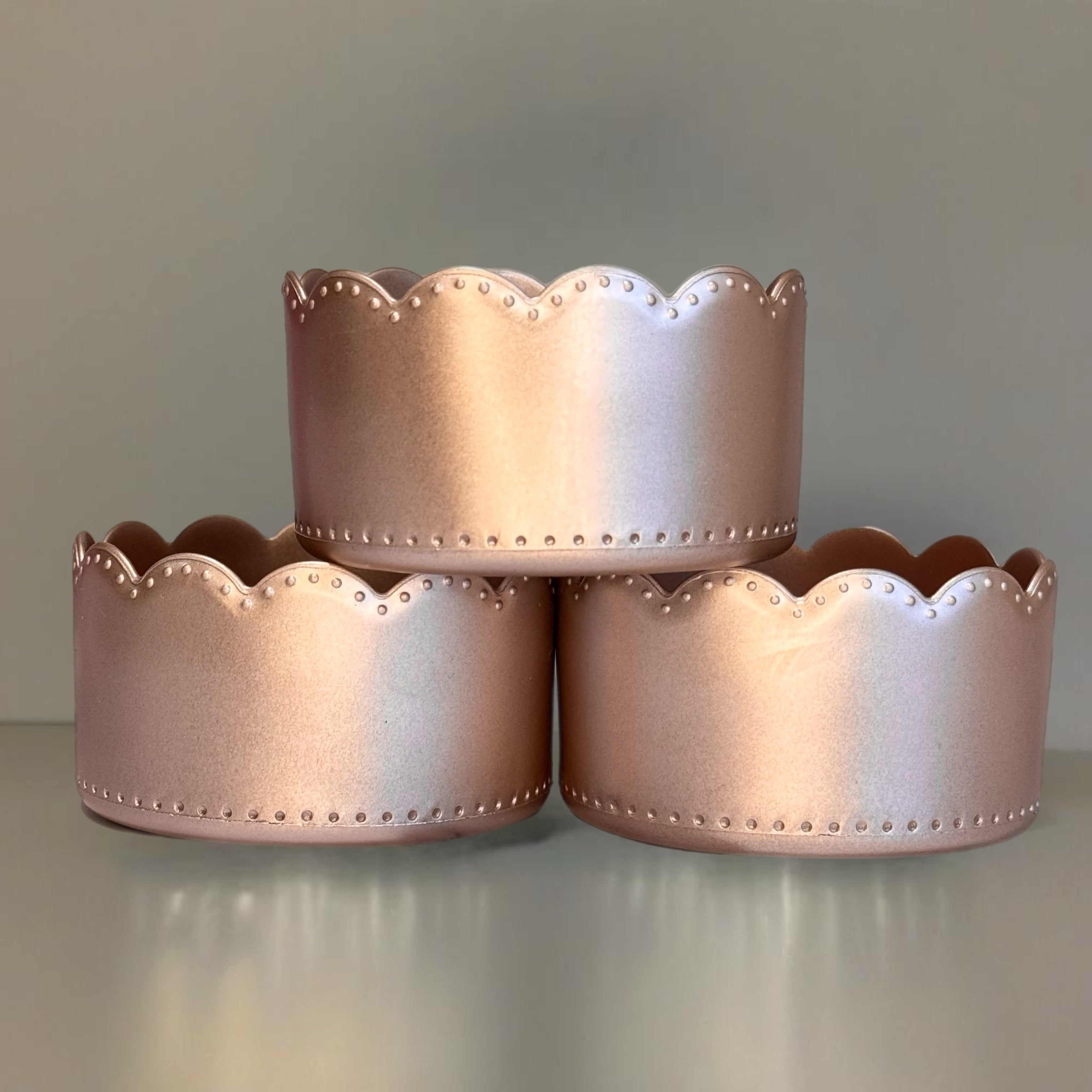 Rose Gold Scallop  Boot