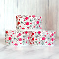Clear Cherry Love  Boot   Red pink