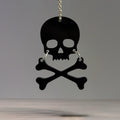 Skull & Crossbones Charm - Tumbler Handle Charm