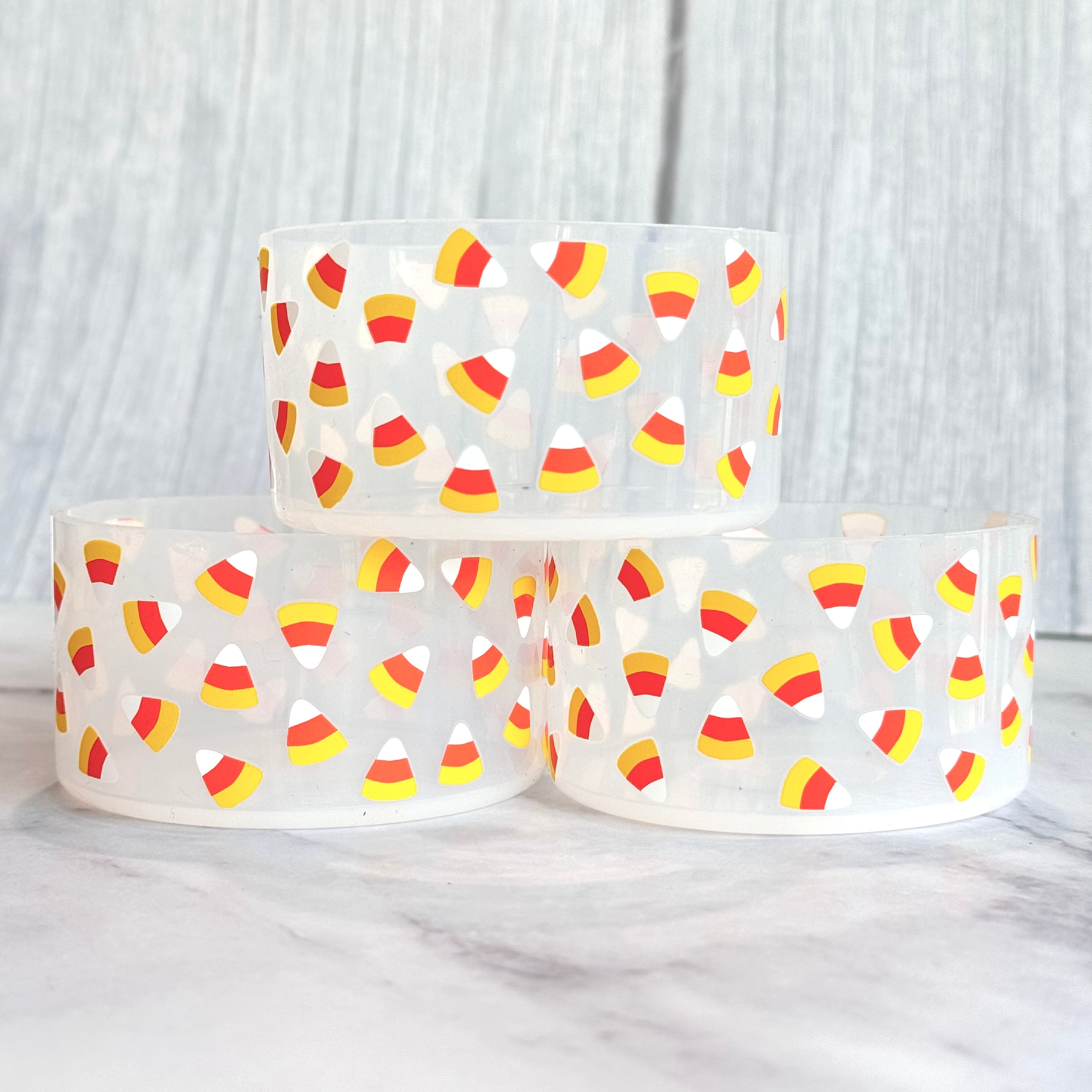 CLEAR Candy Corn  Boot