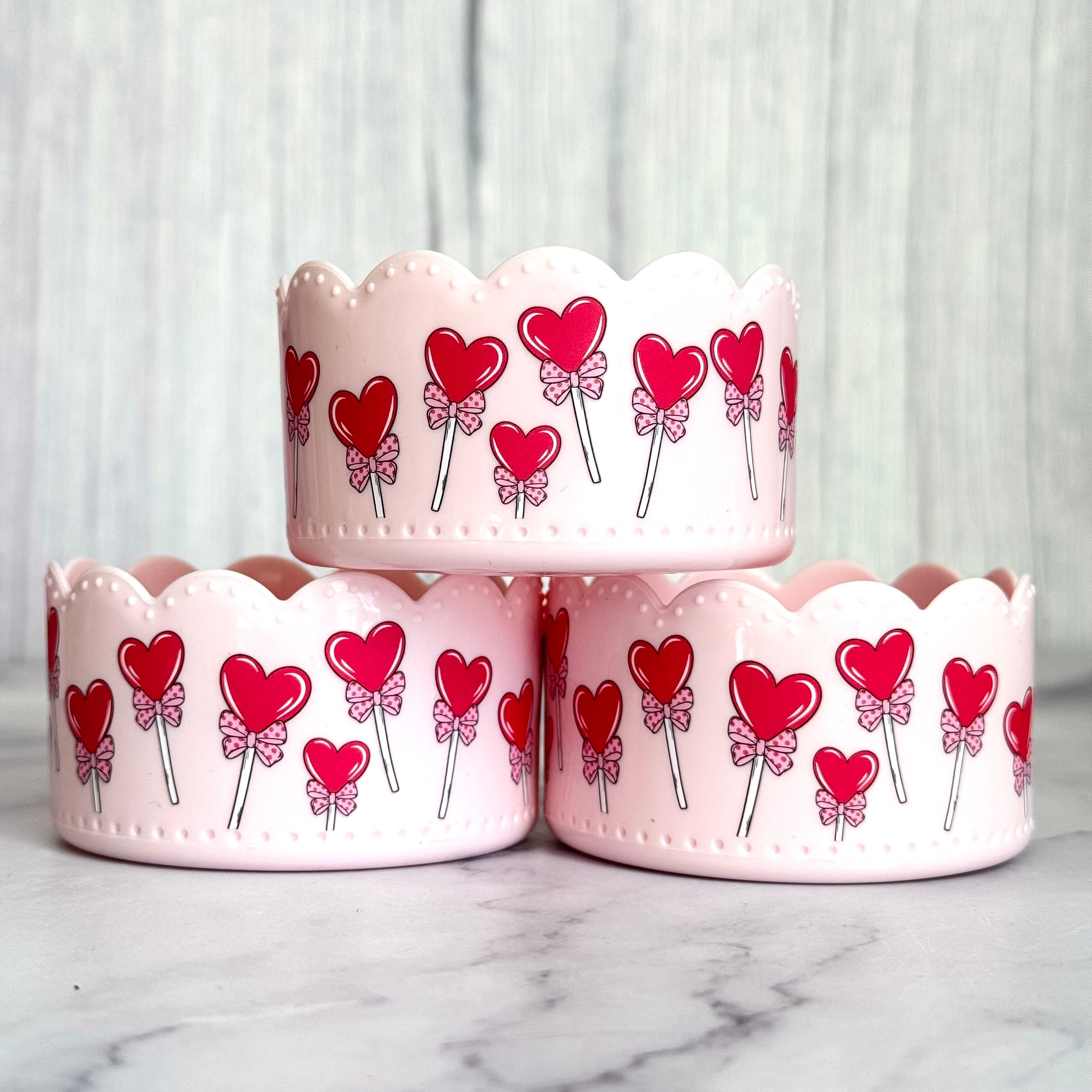 Heart Lollipop Scallop  Boot