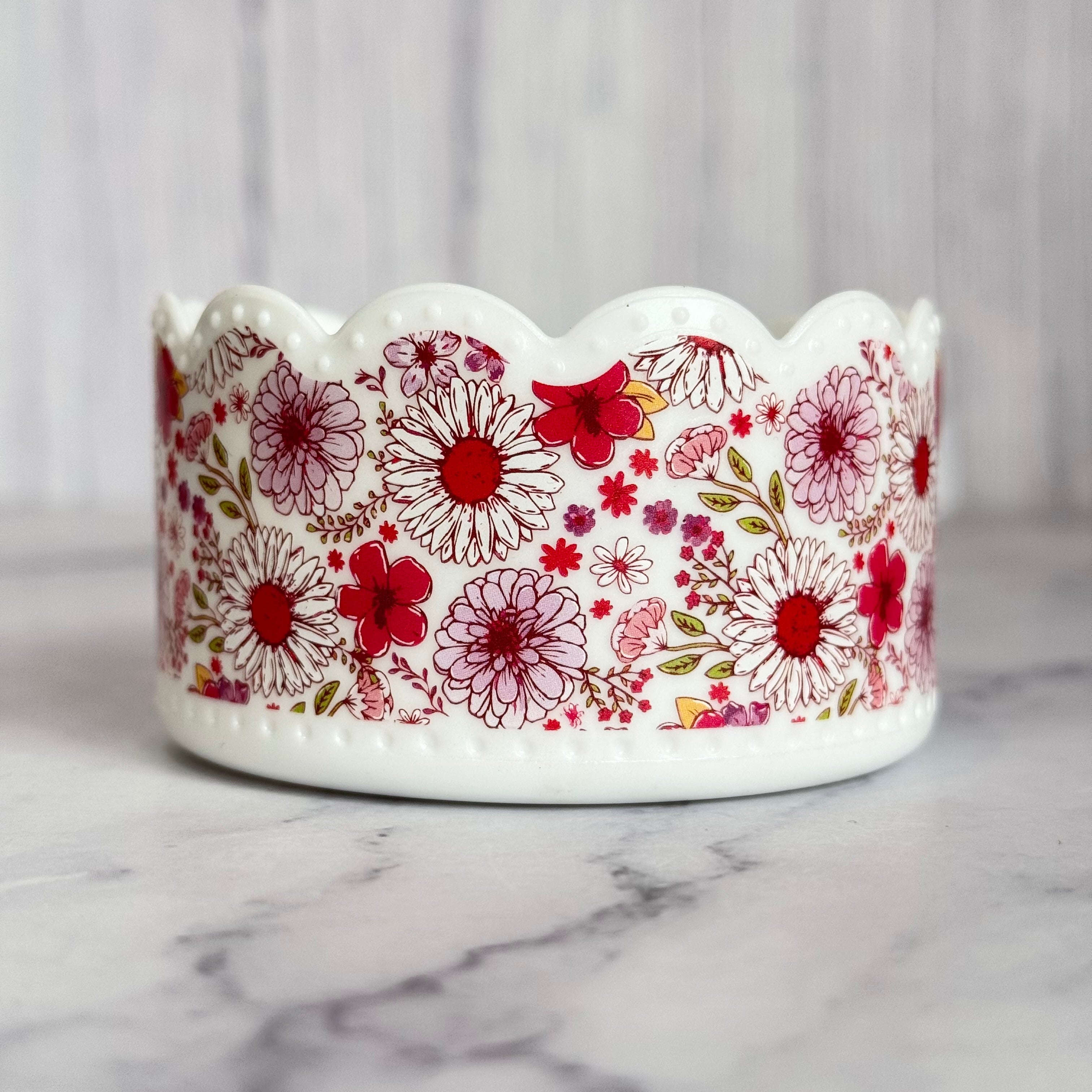 Floral Scallop  Boot
