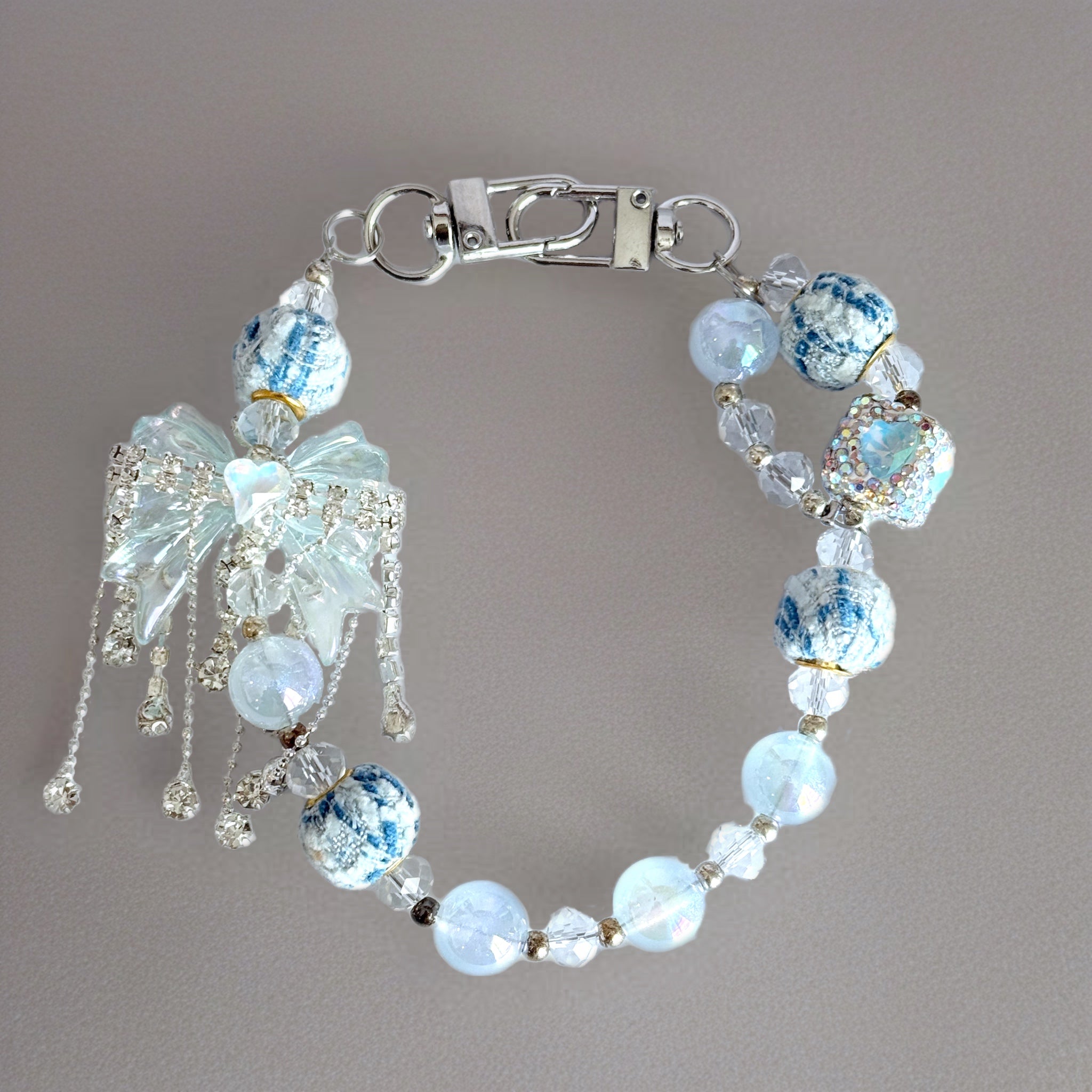 Winter Ice Deluxe Tumbler Charm Necklace
