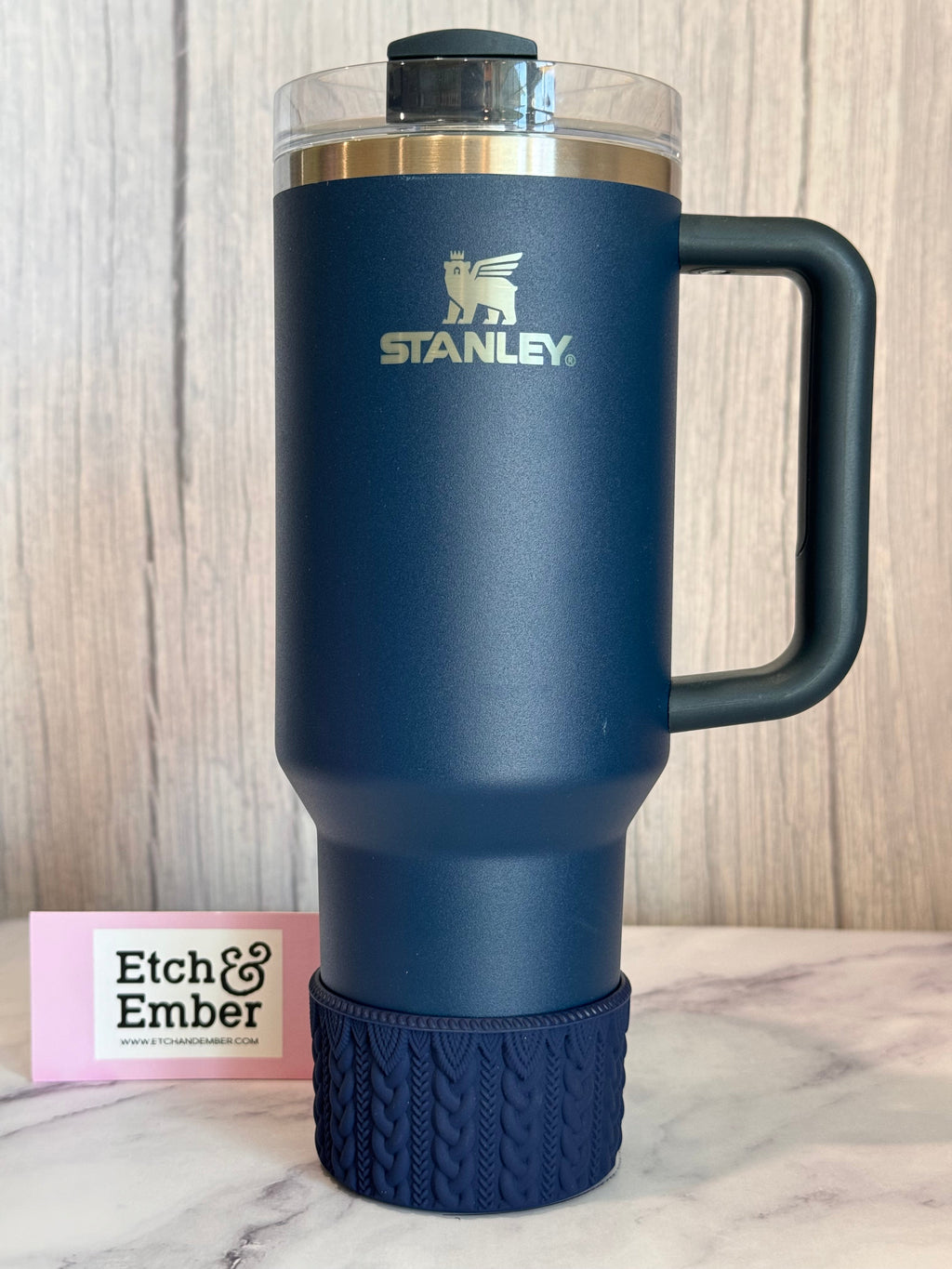 NAVY MACRAME  Boot