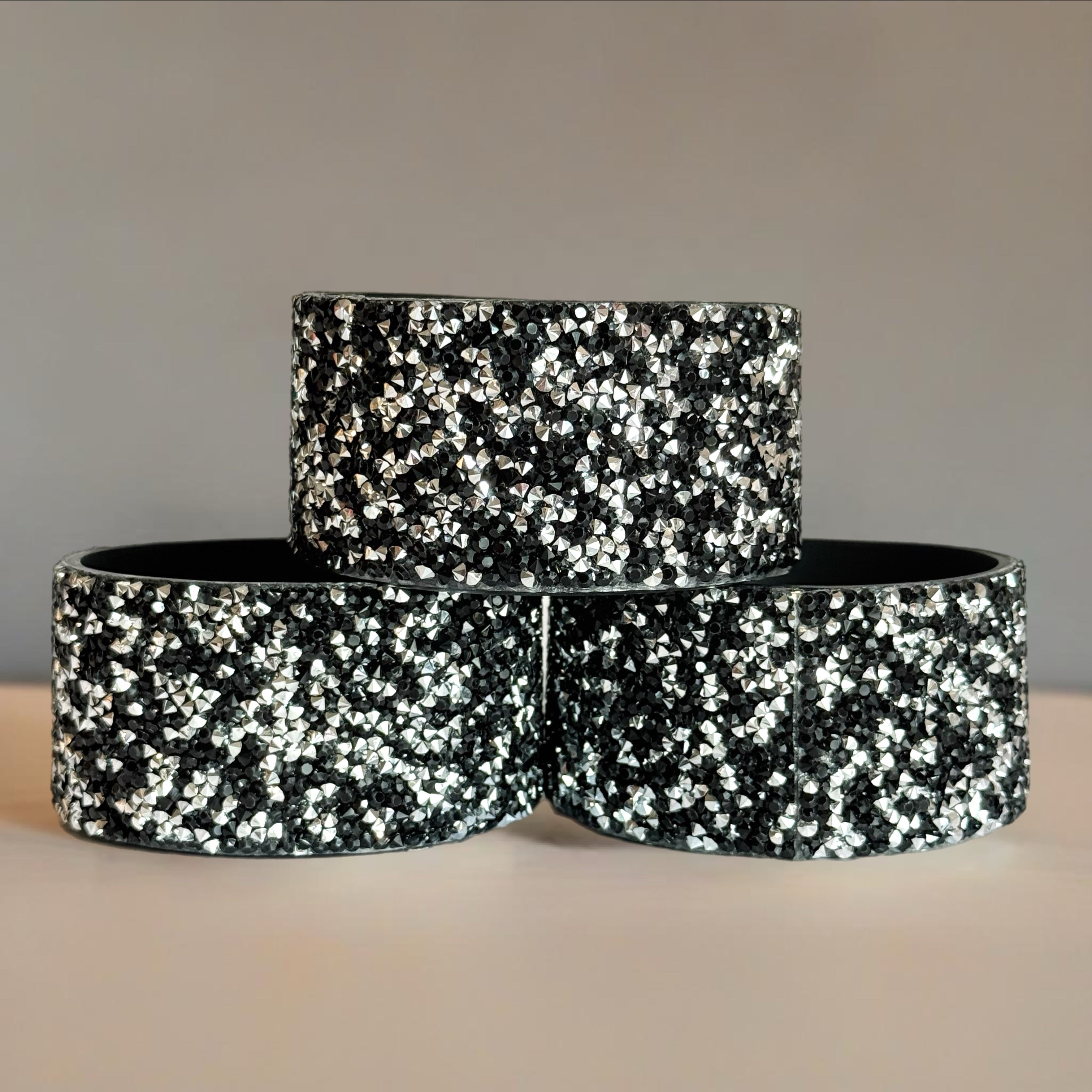 Black & Silver Druzy BLING  Boot