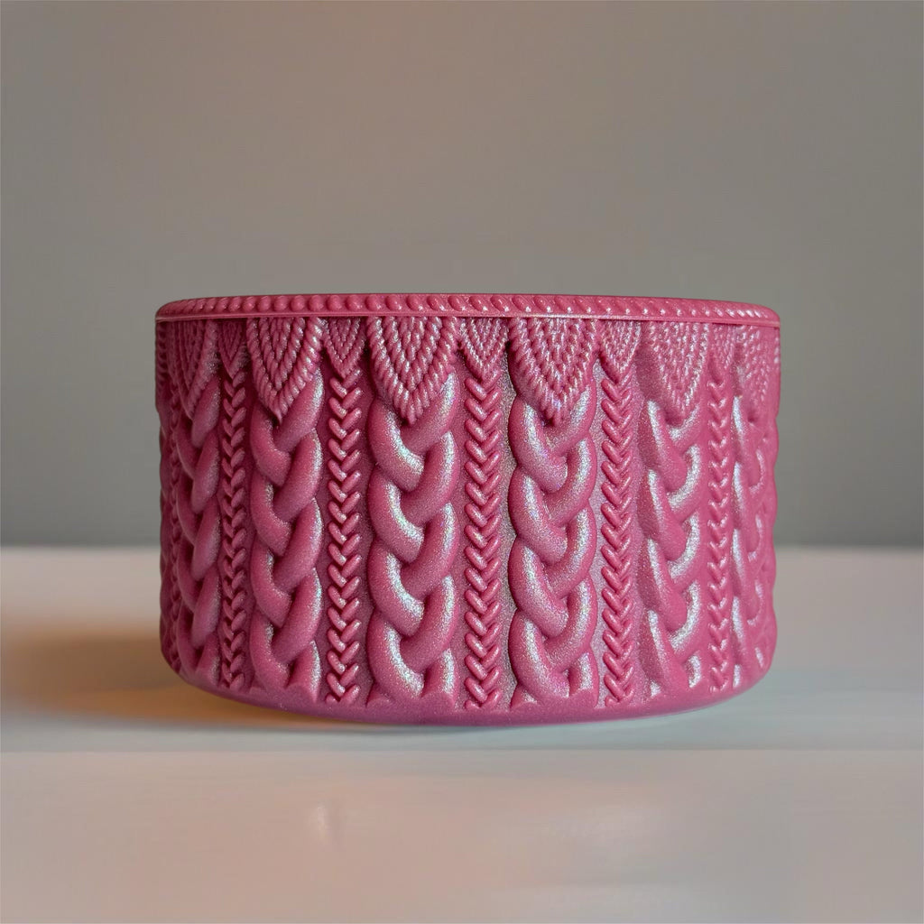 Deep Mauve Shimmer MACRAME  Boot