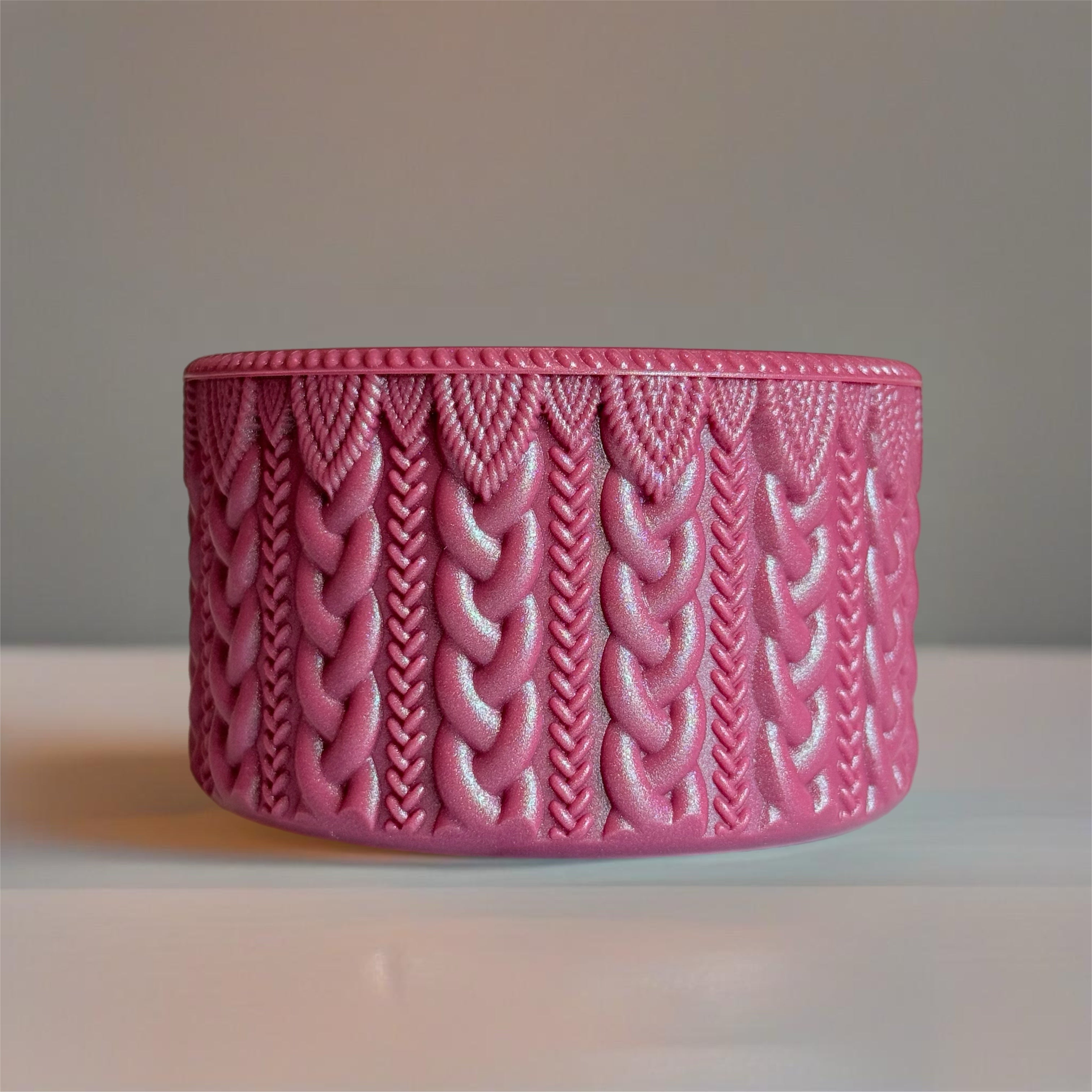 Deep Mauve Shimmer MACRAME  Boot