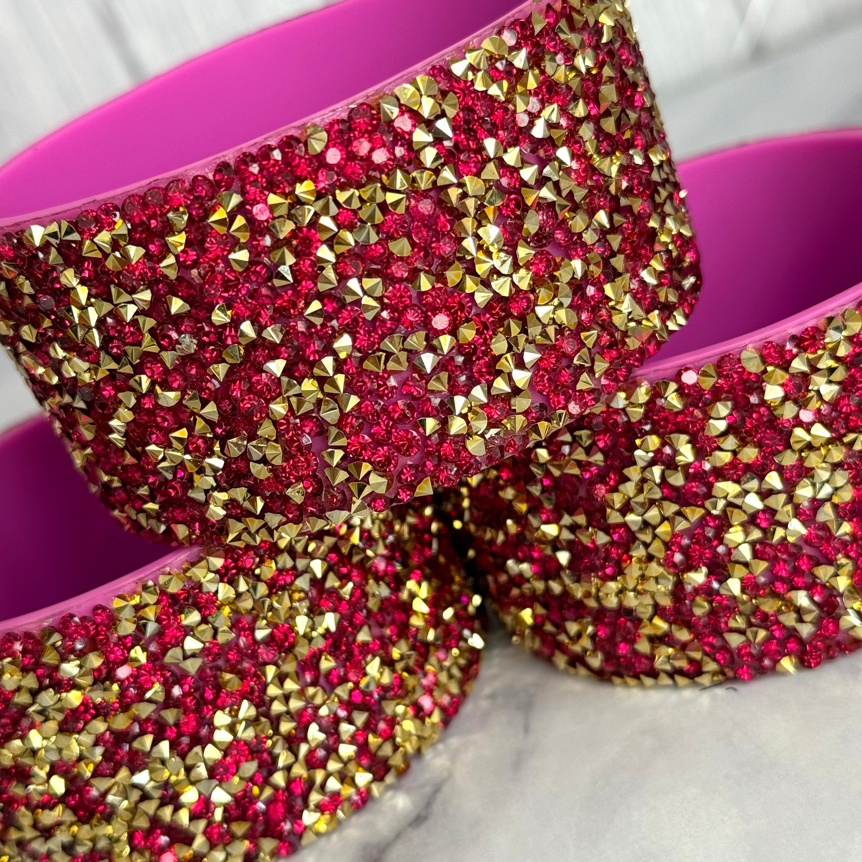Berry Gold Druzy BLING  Boot