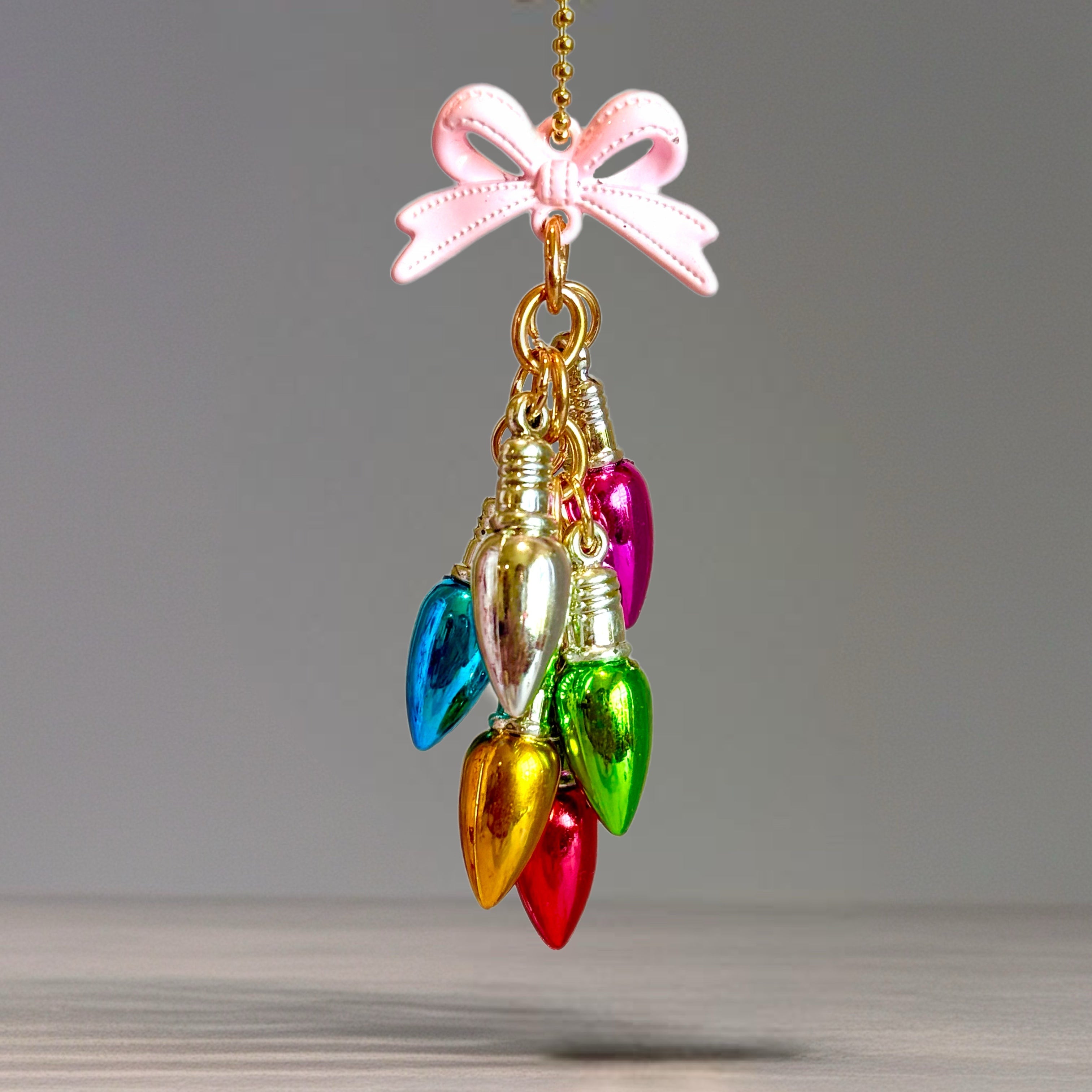 CHRISTMAS LIGHTS Charm - Tumbler Handle Charm