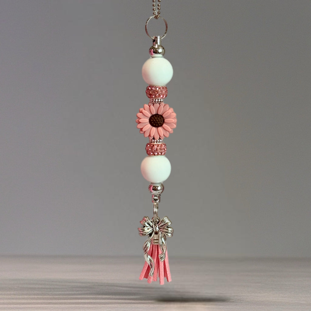 Deluxe Mauve Mum Bar Charm - Tumbler Handle Charm