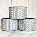 Silver Metallic MACRAME  Boot