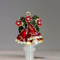 Christmas Bells & Holly Straw Topper