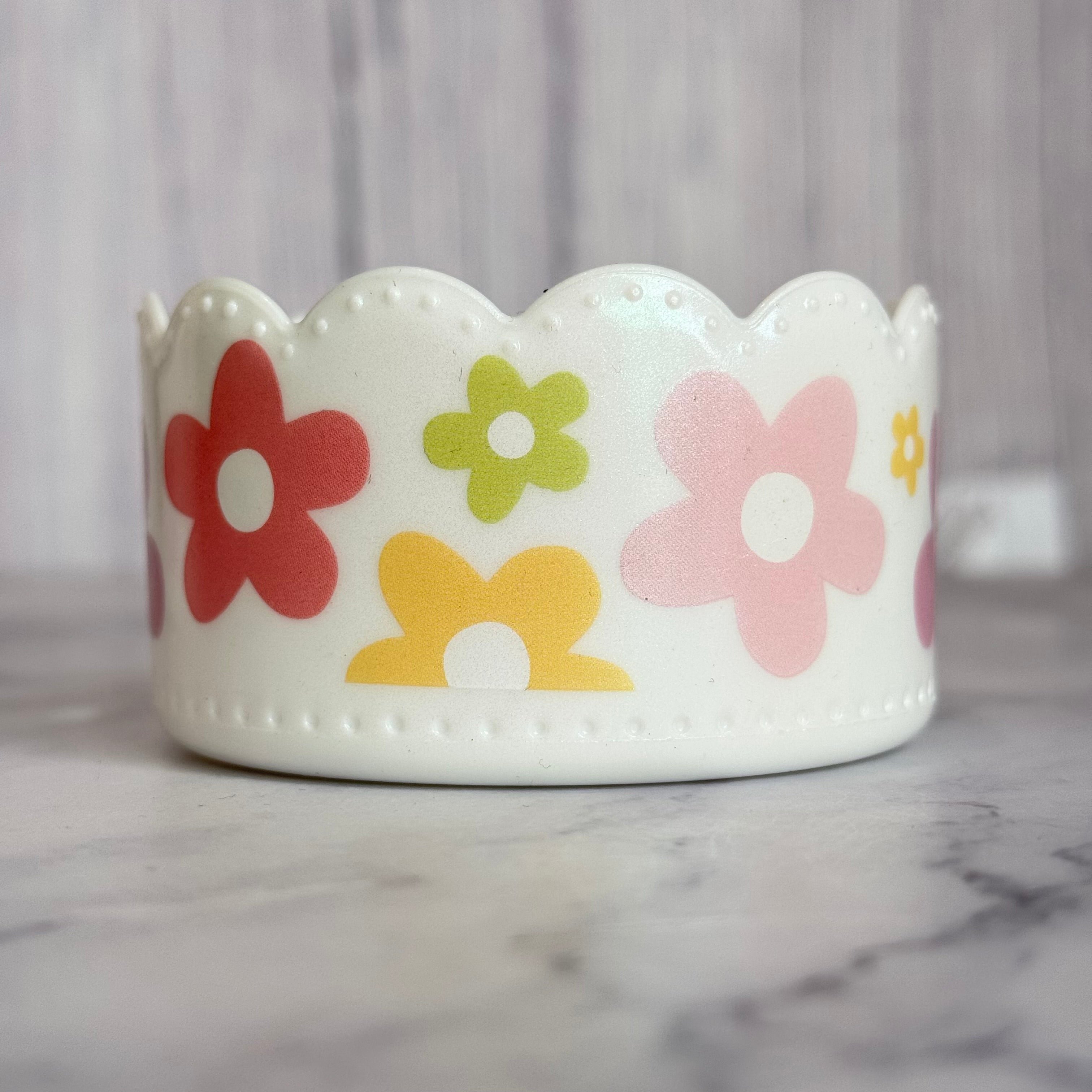Spring Daisy Scallop  Boot