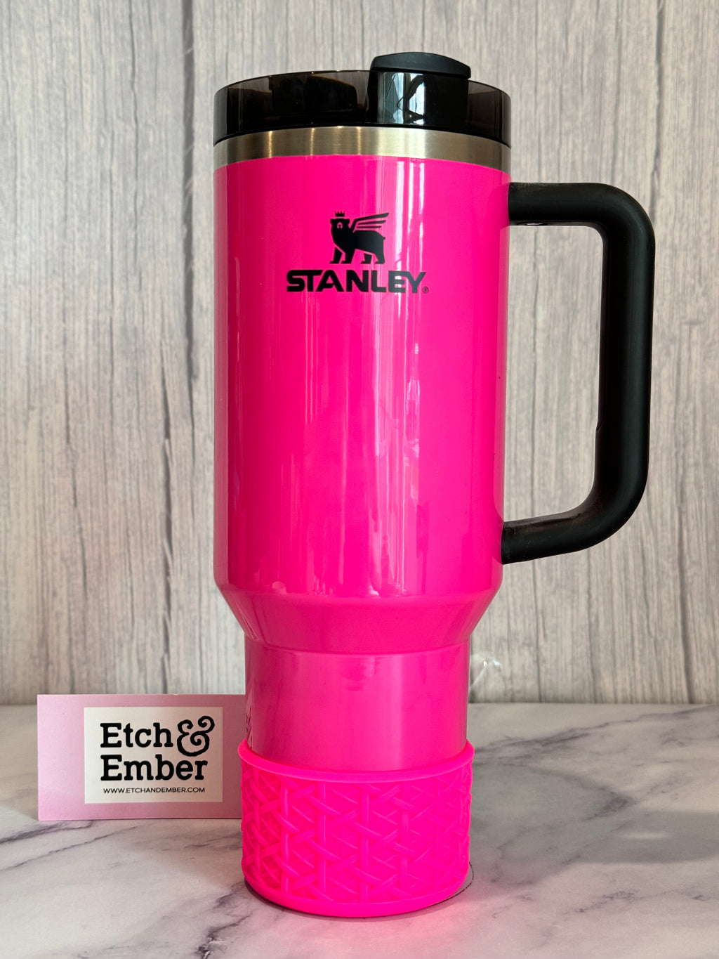 HOT PINK RATTAN  Boot  BY