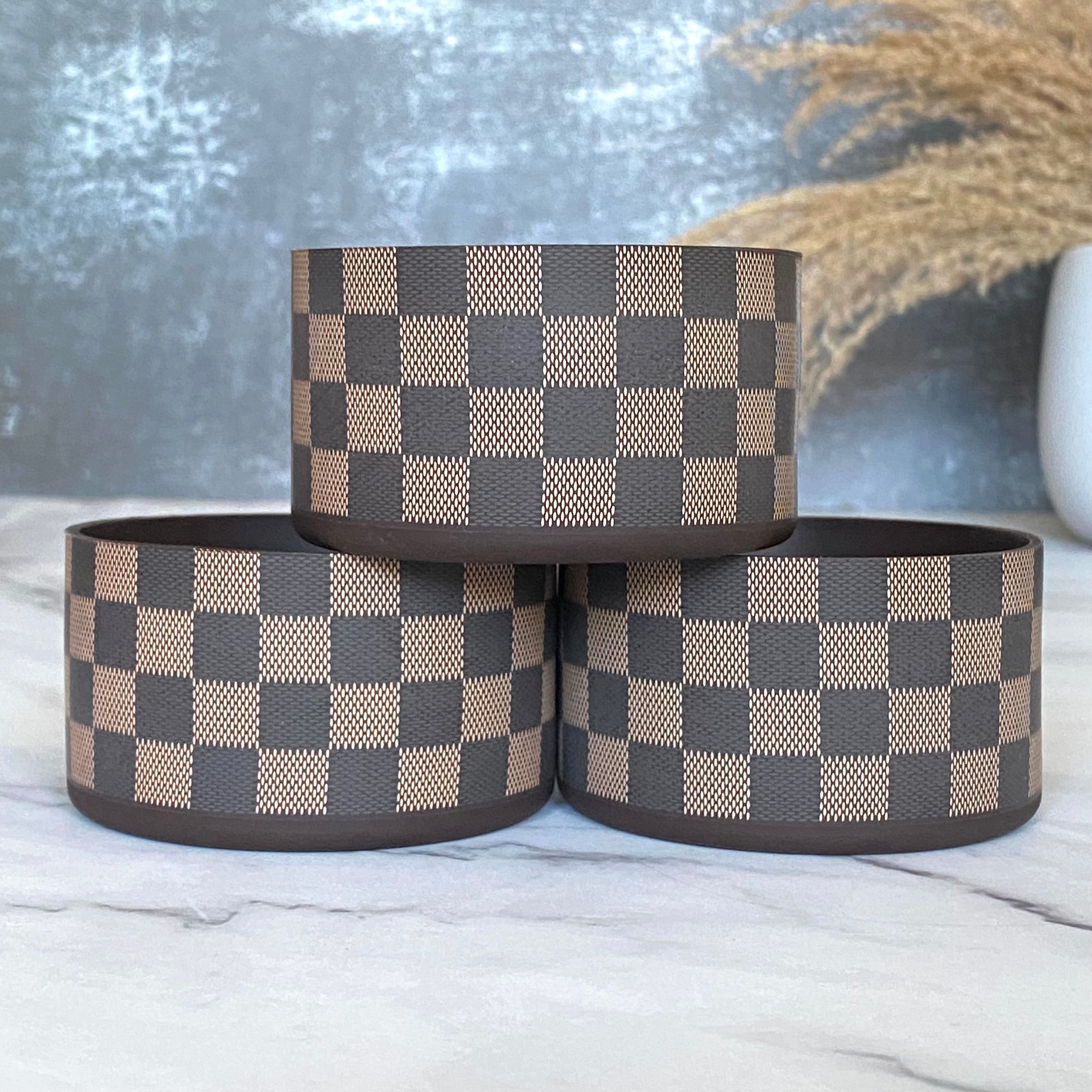Brown Checkers  Boot