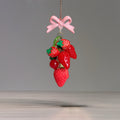 Coquette Strawberries Charm - Tumbler Handle Charm