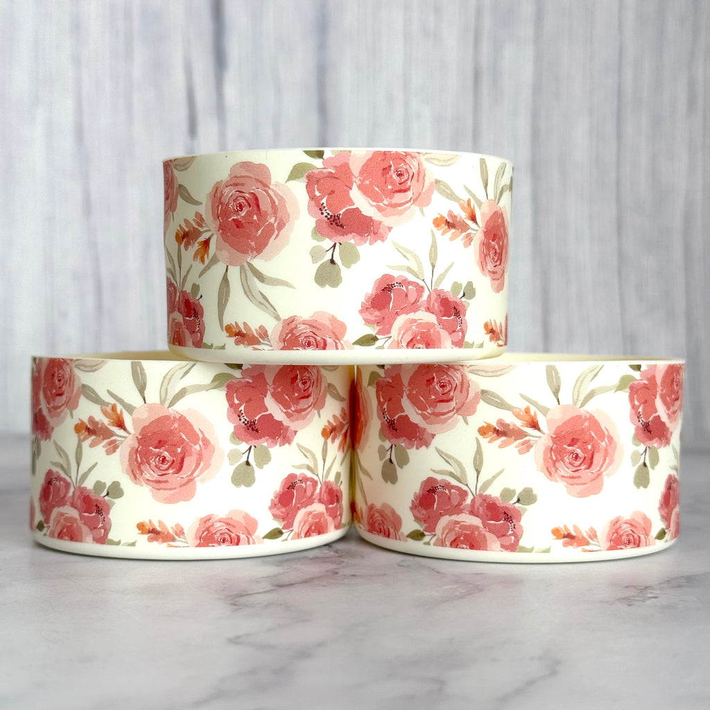 Peony Floral Cream  Boot